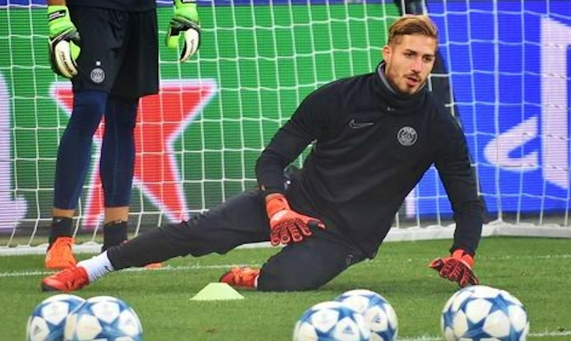 kevin trapp psg football entrainement gardien
